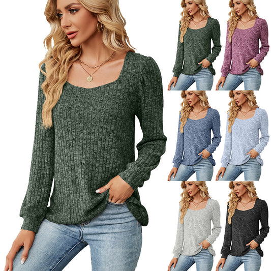 Damen bequemer Pullover mit strukturiertem Feinstrick und weitem Ausschnitt Stalluxe