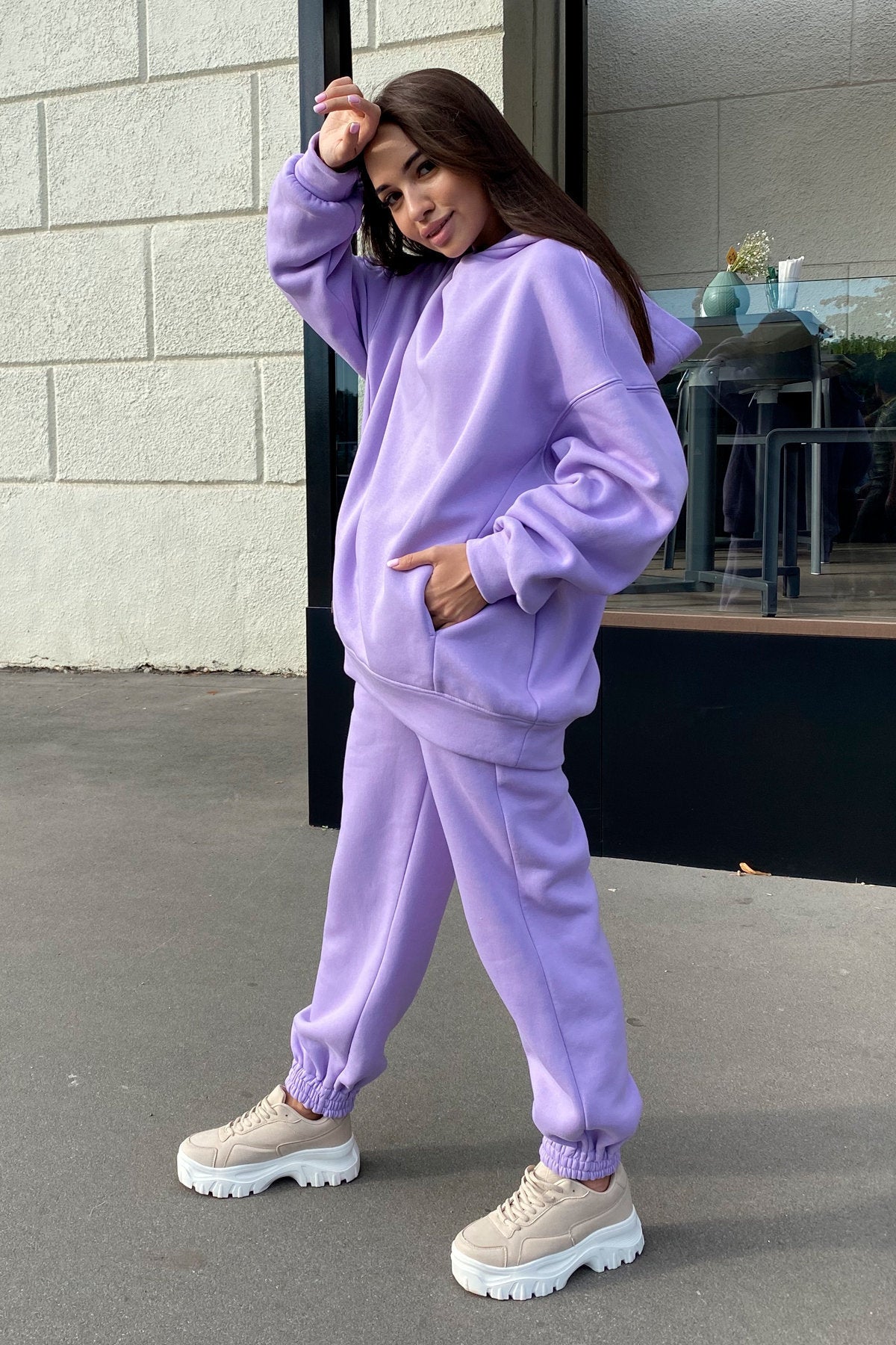 Women's Cozy Hooded Sweatpants Set Stalluxe