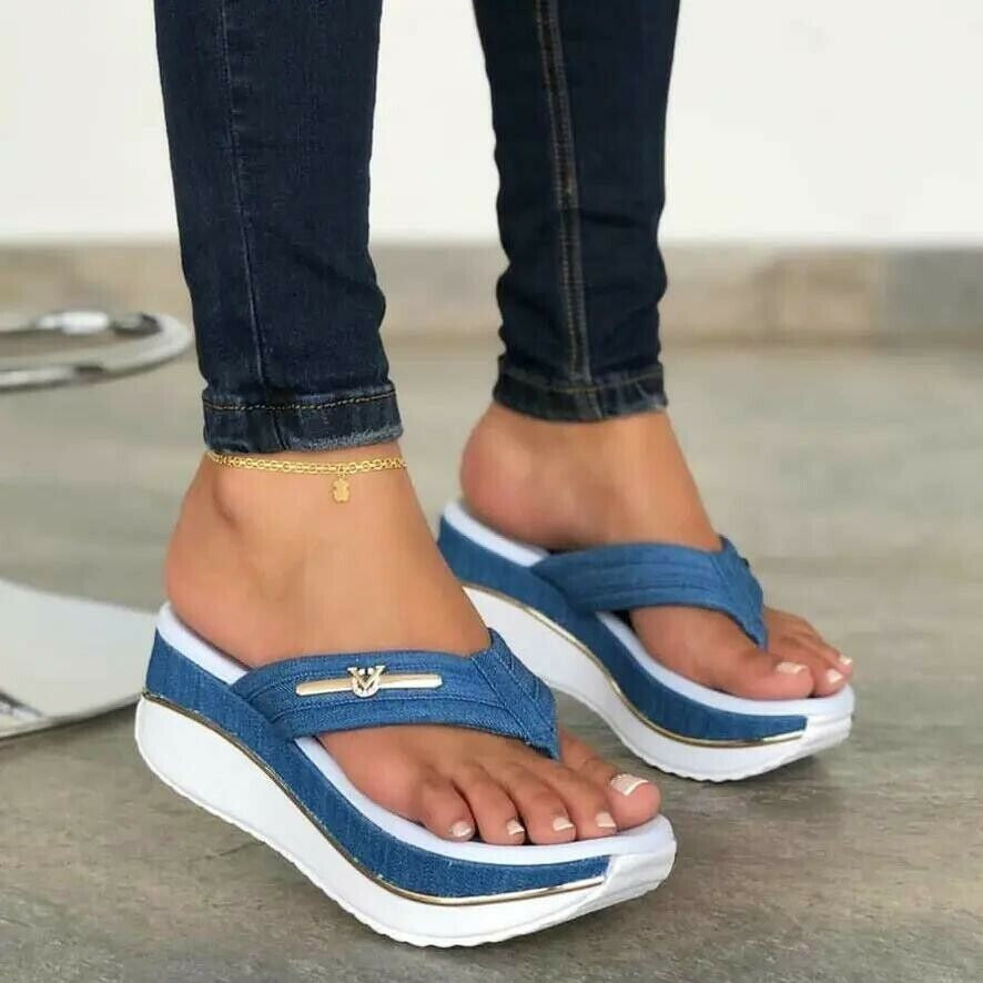 Damen Wedge-Pantoletten mit ergonomischem Fußbett und stilvollem Design Stalluxe