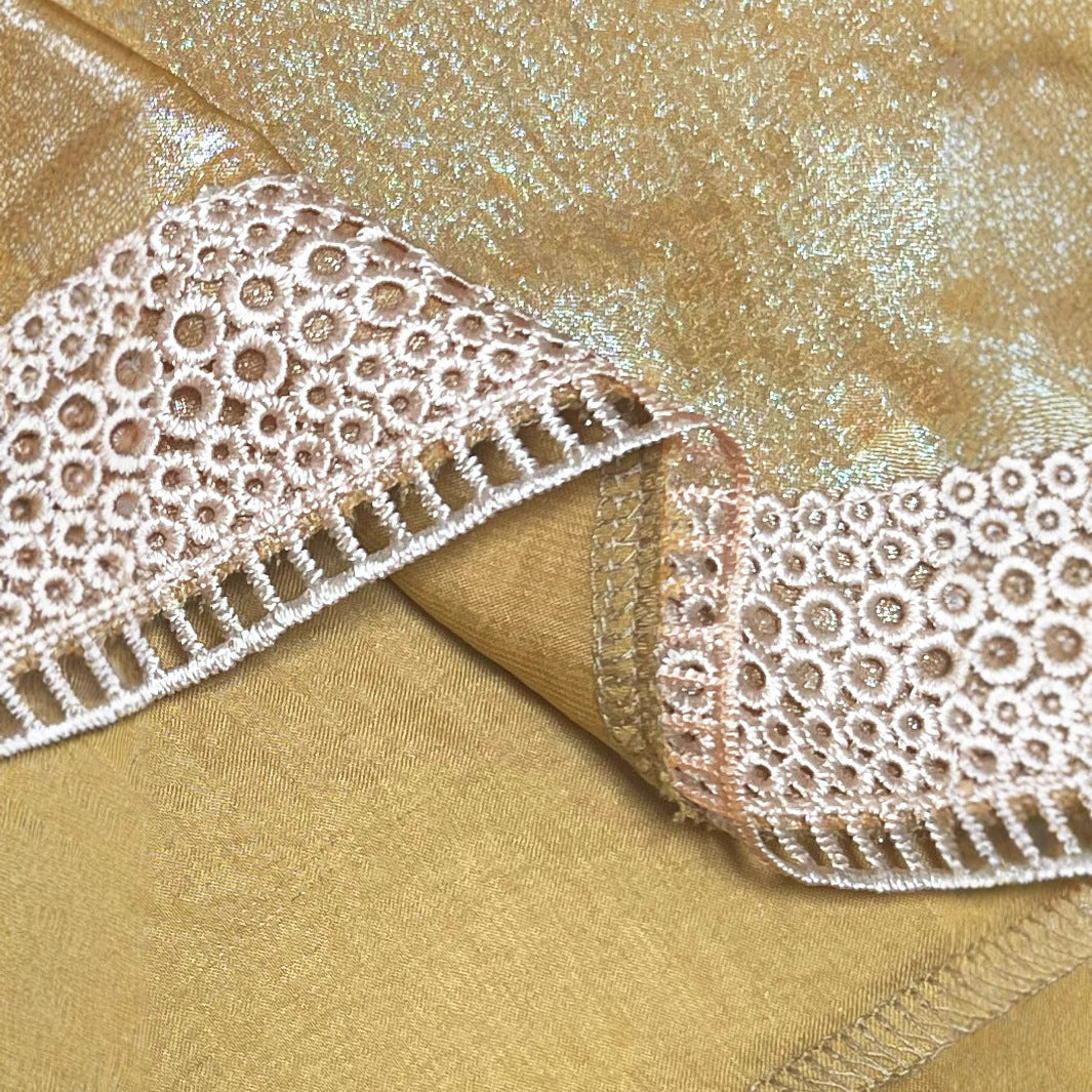 Damen Glänzendes V-Ausschnitt Kurzarm-Top Stalluxe