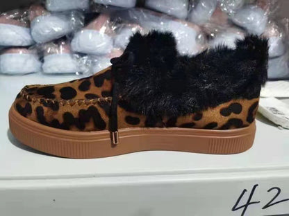Damen Flauschige Mokassins mit eleganter Fellverzierung Stalluxe