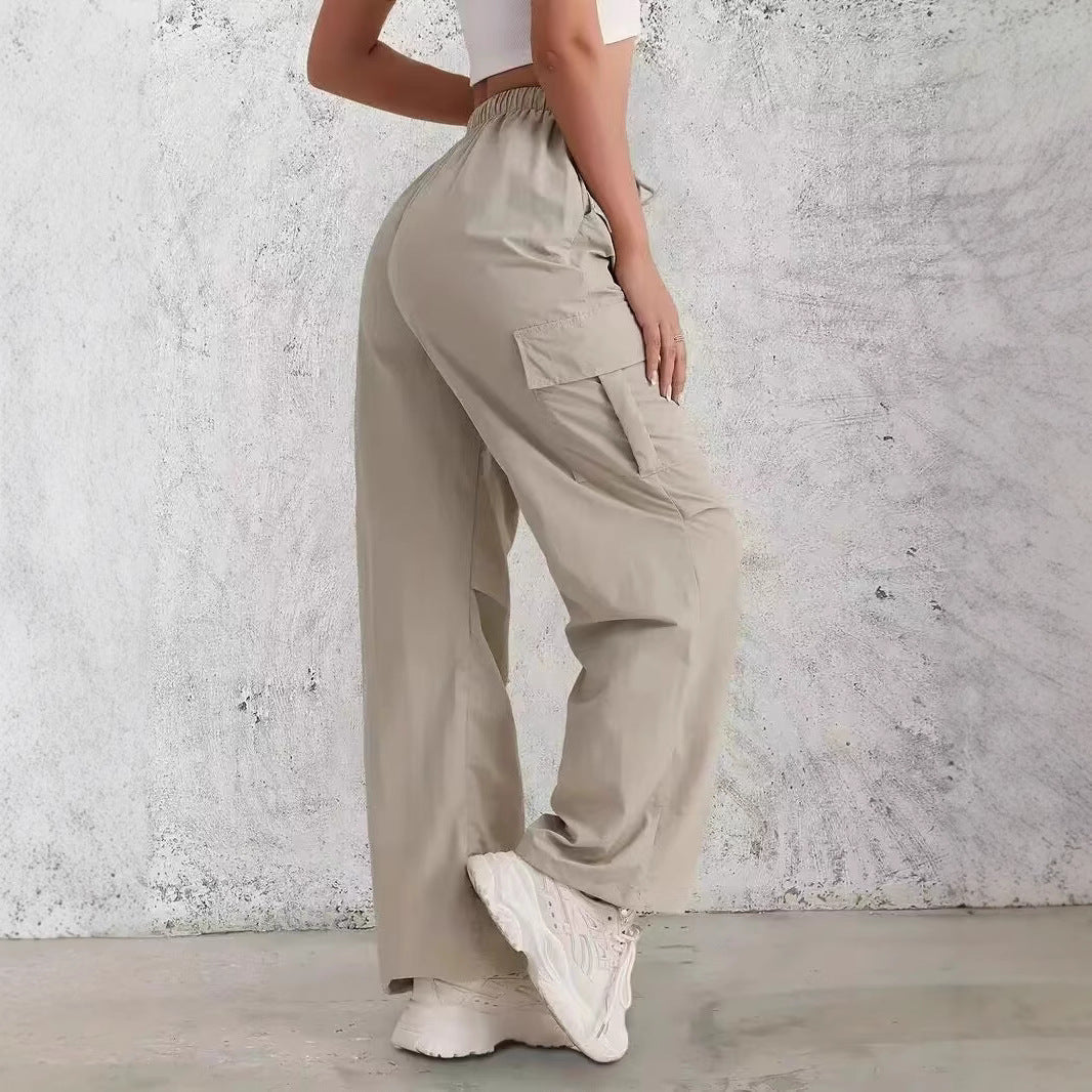 Damen Cargo-Hose mit praktischem Gummizug und modischen Seitentaschen Stalluxe