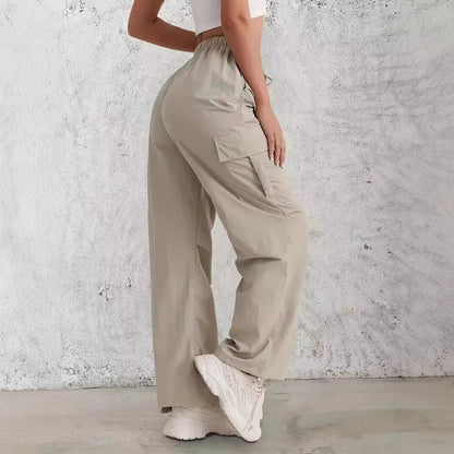 Damen Cargo-Hose mit praktischem Gummizug und modischen Seitentaschen Stalluxe