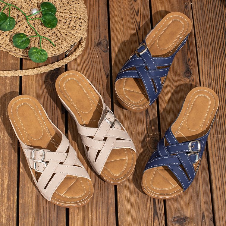 Damen Clogs mit komfortablem Fußbett und verstellbaren Riemen Stalluxe