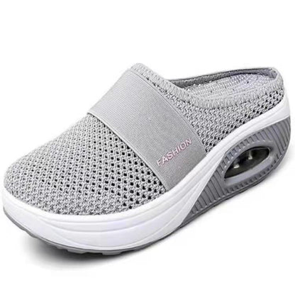 Damen Bequeme Hausschuhe mit atmungsaktivem Mesh-Obermaterial und rutschfester Sohle Stalluxe