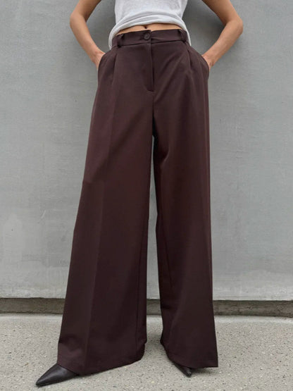 Damen weit geschnittene Hose Stalluxe