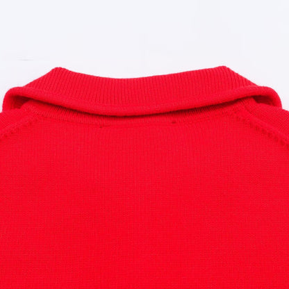 Damen modische Strickjacke mit Kragen und eleganter Knopfleiste Stalluxe