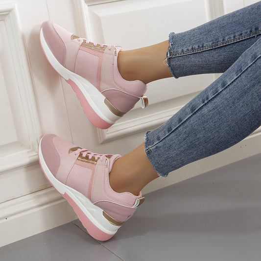 Damen Bequeme und modische Sneakers mit atmungsaktivem Obermaterial und gepolsterter Sohle Stalluxe