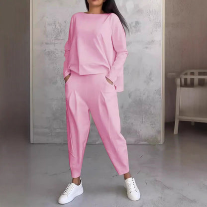 Damen Stilvolles und bequemes Lounge-Set mit weitem Schnitt Stalluxe