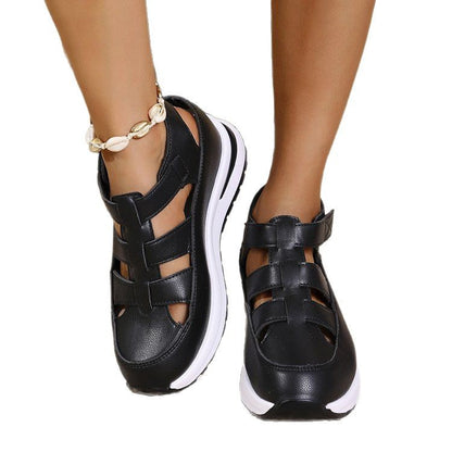 Damen Komfortable Sandalen mit atmungsaktiver Oberflächenstruktur und dämpfender Sohle Stalluxe