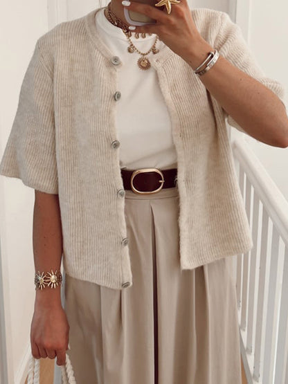 Damen leichter Strickcardigan Stalluxe