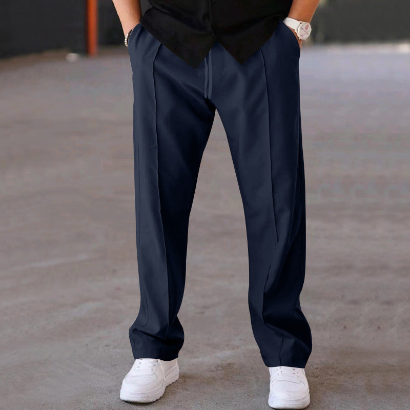 Herren lässige Freizeithose mit elastischem Bund und komfortablem Schnitt Stalluxe