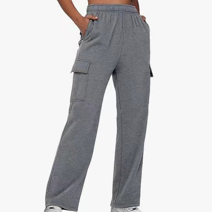 Damen Cargo-Hose mit elastischem Bund und praktischen Seitentaschen Stalluxe