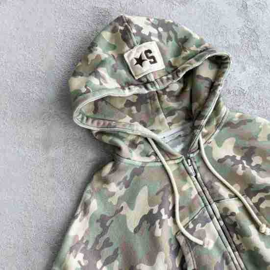 Damen Camouflage-Hoodie und Jogginghose Set Stalluxe