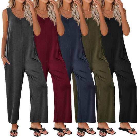 Damen Overall mit weit geschnittenem Bein Stalluxe