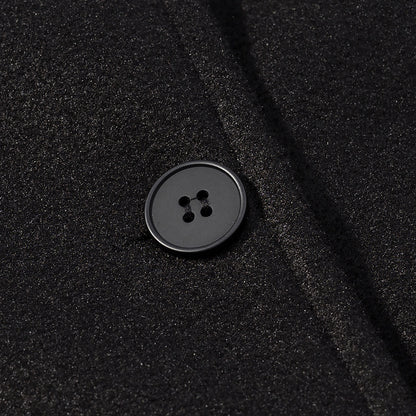Damen modische Jacke mit hohem Kragen und doppelter Knopfleiste Stalluxe
