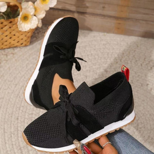 Damen Sportliche Stretchn Sneakers mit atmungsaktivem Obermaterial und modischem Design Stalluxe