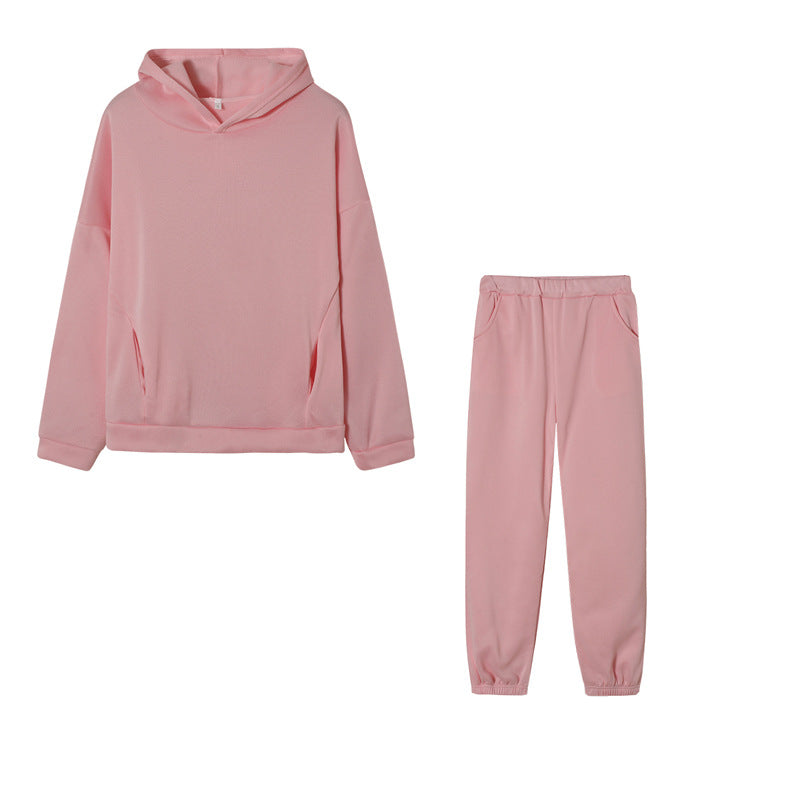 Damen bequeme Hoodie- und Jogginghose-Kombination Stalluxe