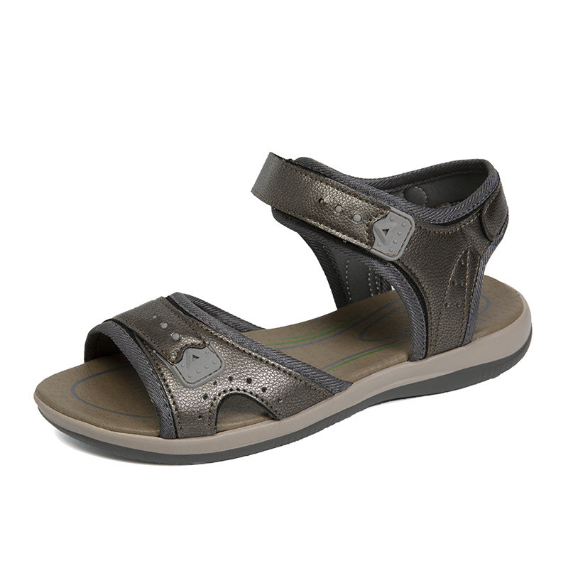 Damen Outdoor-Sandalen mit verstellbaren Riemen und ergonomischem Fußbett Stalluxe