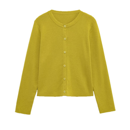 Damen Strickjacke mit Knopfleiste und femininer Passform Stalluxe