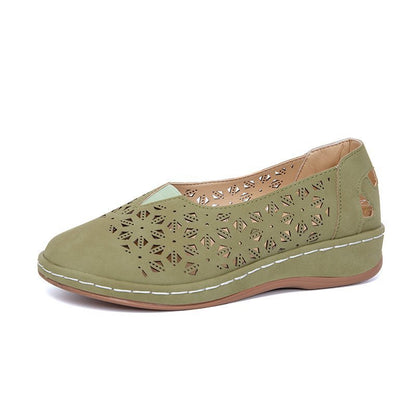 Damen elegante Clogs mit luftigen Schnittmuster und bequemer Sohle Stalluxe
