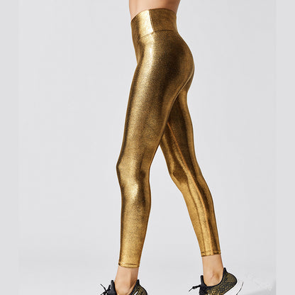 Damen Hochglänzende Leggings im eleganten Design Stalluxe