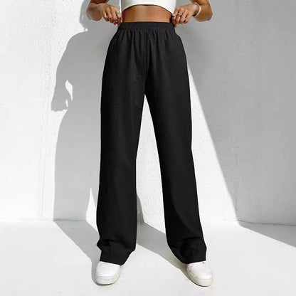 Damen Bequeme und lässige Hosen mit elastischem Bund Stalluxe