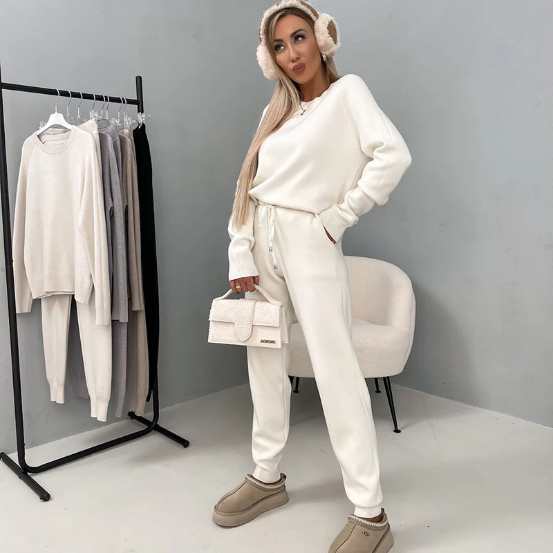 Damen Relaxed-Fit Fleeceanzug mit Kordelzug und praktischen Taschen Stalluxe