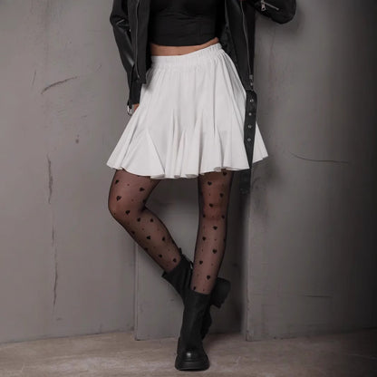 Damen Volantrock mit floralem Muster und elastischem Bund Stalluxe
