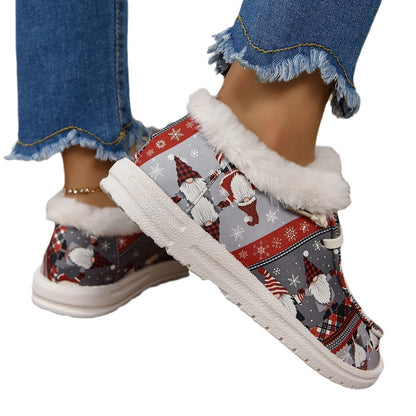 Damen Komfortable Winter Sneakers mit flauschiger Innenausstattung Stalluxe