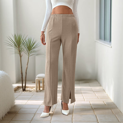 Damen weite Palazzo-Hose mit eleganten Schlitzen Stalluxe