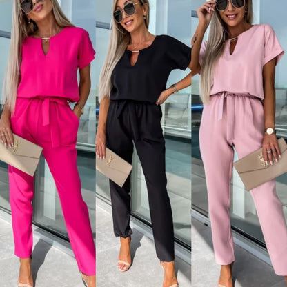 Damen Jumpsuit mit elegantem Schnitt Stalluxe