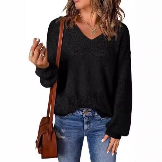 Damen luftiger Strickpullover Stalluxe