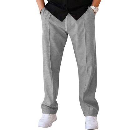 Herren lässige Freizeithose mit elastischem Bund und komfortablem Schnitt Stalluxe