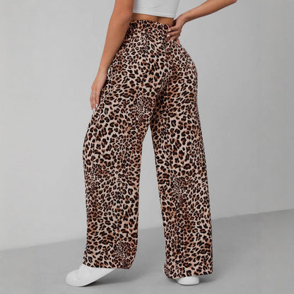 Damen Leichte Safari-Hose mit hohem Bund Stalluxe