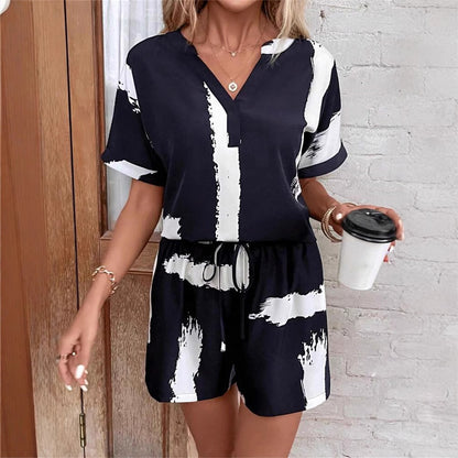 Damen Freizeit Kurzarm Overall Set Stalluxe