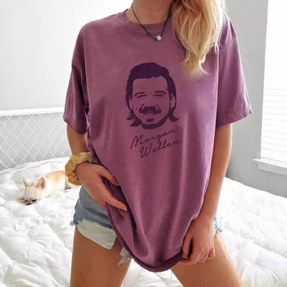 Damen Vintage T-Shirt mit kreativer Grafik Stalluxe