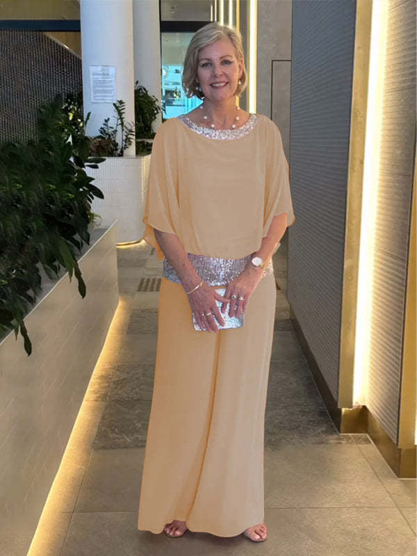 Damen Glamouröses Abendkleid mit eleganter Pailletten-Verzierung Stalluxe