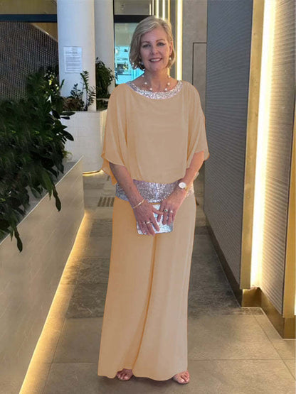 Damen Glamouröses Abendkleid mit eleganter Pailletten-Verzierung Stalluxe