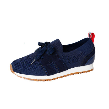 Damen Sportliche Sneakers mit atmungsaktivem Strickoberteil und elastischen Akzenten Stalluxe