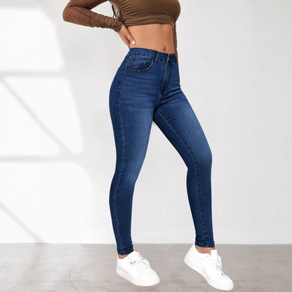 Damen Skinny Jeans mit hohem Bund und figurschmeichelndem Schnitt Stalluxe