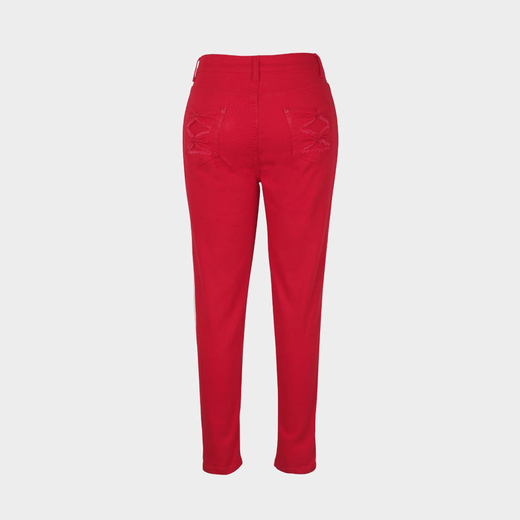 Damen Slim Fit Jeanshose Stalluxe