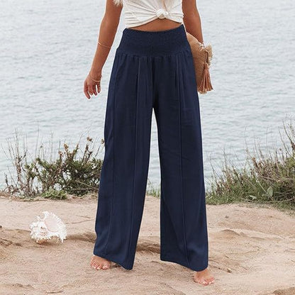 Damen Elegante und luftige Palazzohose Stalluxe