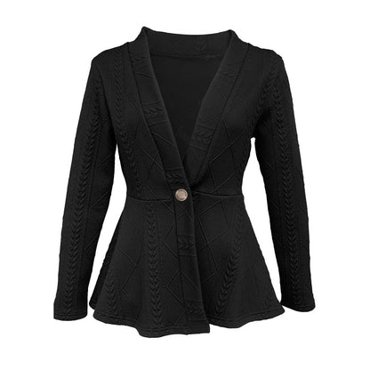 Damen elegante Blazerjacke mit strukturiertem Design und taillierter Silhouette Stalluxe