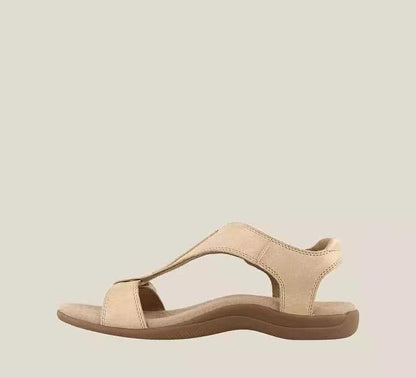 Damen Komfortable Riemchen-Sandalen mit elastischen Einsätzen Stalluxe