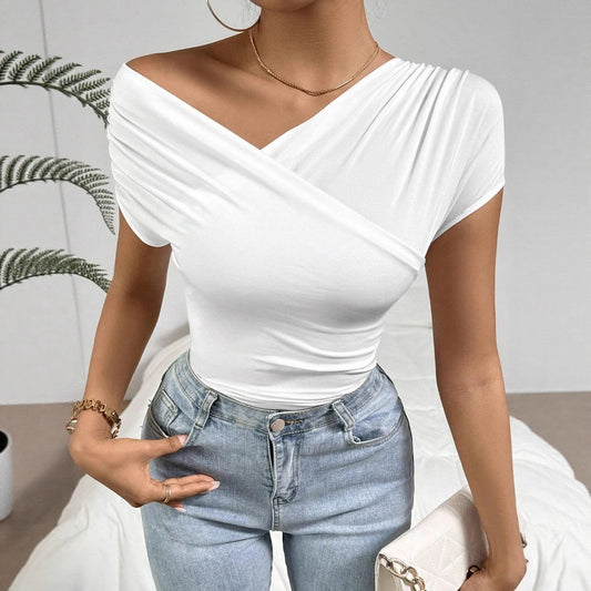 Damen Wickeloberteil mit elegantem Schnitt Stalluxe