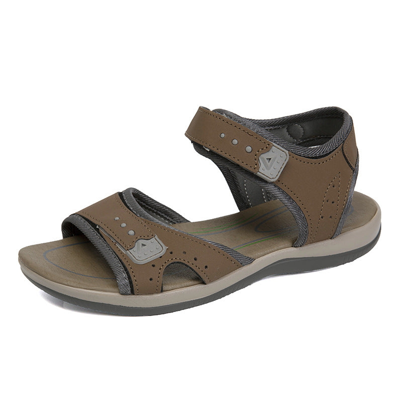 Damen Outdoor-Sandalen mit verstellbaren Riemen und ergonomischem Fußbett Stalluxe
