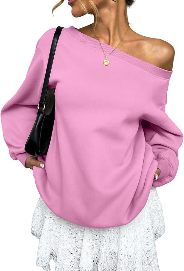 Damen Oversized Sweatshirt Stalluxe Rosa