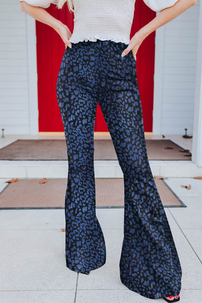 Damen Elegante Schlaghose im Schlangenleder-Look Stalluxe