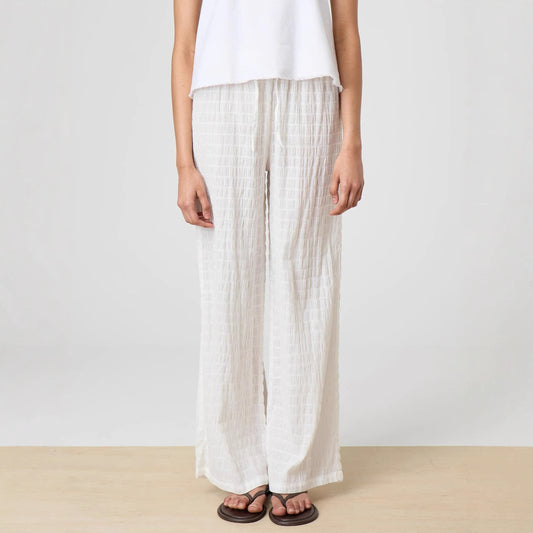Damen Leichte, weite Stoffhose mit hochwertiger Crinkle-Optik Stalluxe